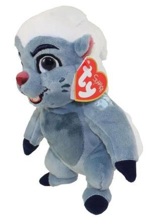 Король лев м'яка іграшка disney медоїд-борсук банга левина варта bunga, the lion guard, ty beanie babies 18см