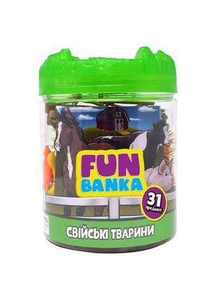 Ігровий набір "fun banka. домашні тварини", 31 предмет