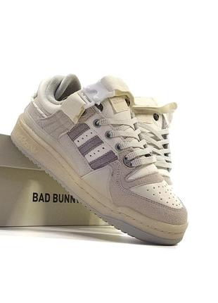 Женские кроссовки adidas forum low x bad bunny