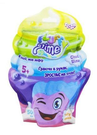 Слайм  fluffy slime укр 500 г синий