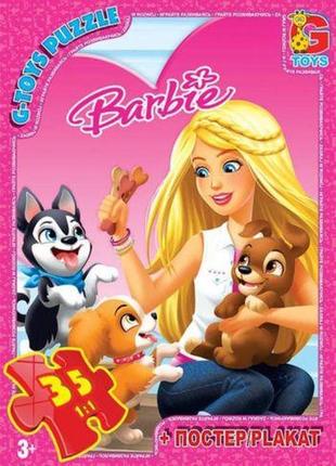 Пазлы "barbie: питомцы", 35 эл