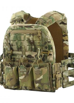 M-tac плитоноска cuirass qrs multicam, тактическая плитоноска мультикам, военная плитоноска с подсумками