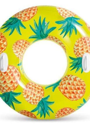Надувной круг "ананас" (диаметр 107 см)