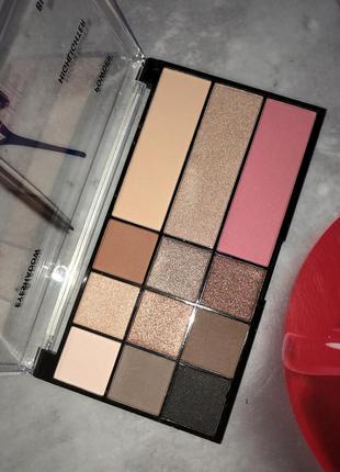 Тени хайлайтер румяна пудра lcf palette палетка набор для макияжа лица тени для век...