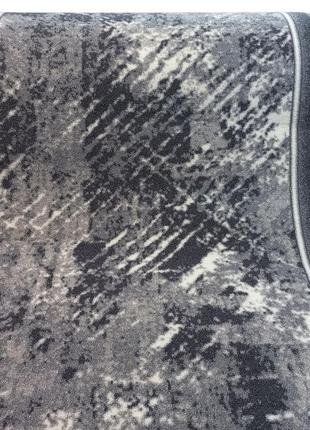 Килимова доріжка dinarsu puma сіра шириною 110 см