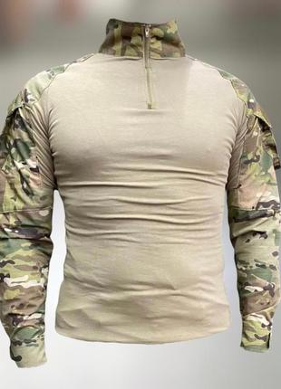 Армейская кофта убакс, мультикам, размер xxl, с пазами под локти, yakeda combat, тактическая рубашка убакс
