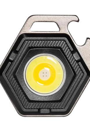 Акумуляторний led ліхтарик w5131 з type-c (7 режимів, шнур, магніт)