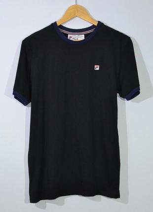 Футболка однотонна fila white line t-shirt5 фото