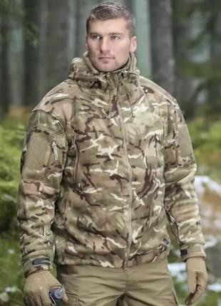 Тактична куртка флісова helikon-tex patriot double fleece multicam мультикам