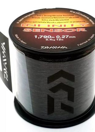 Волосінь daiwa infinity sensor 1790m 0.27mm 5.4kg/12lb