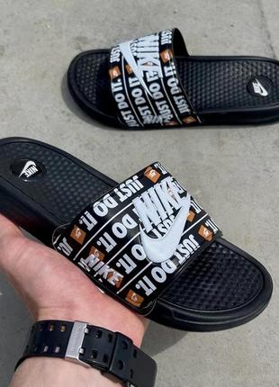 Nike slides just do it ‘black’