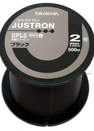 Леска daiwa justron dpls bk 500m 0.235mm #2