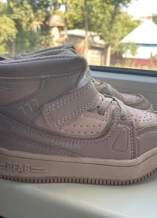 Ботинки осенние, хайтопы для девочки