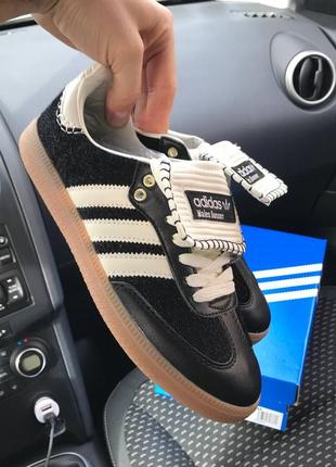 Кроссовки adidas samba wales bonner black white