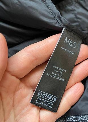 Жіноча куртка-пуховик від m&s розмір xs куртка курточка пуховик3 фото