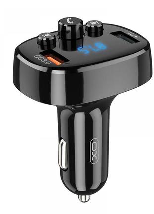 Fm-трансмітер xo bcc03 car charger 18w qc 3.0