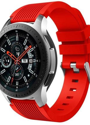 Силиконовый ремешок watchbands galaxy для samsung gear s3 frontier / samsung gear s3 classic красный