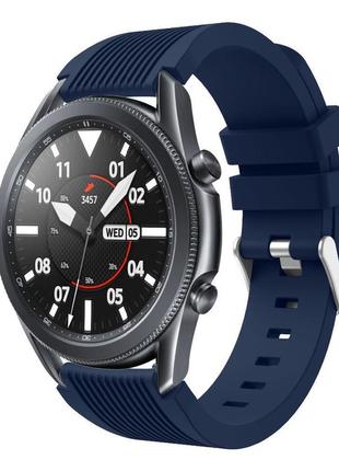 Силиконовый ремешок watchbands galaxy для samsung galaxy watch 3 45 мм синий
