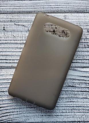 Чехол nokia lumia 820 накладка для телефона серый