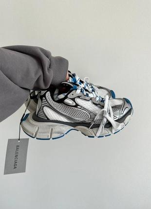 Новинка унисекс кроссовки balenciaga 3xl grey / blue