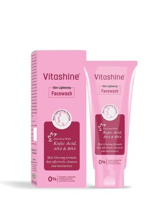 Крем для вмивання vitashine skin lightening face wash, 100 гр