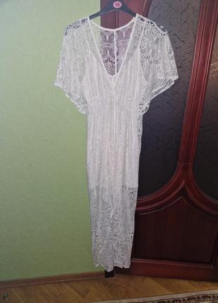 Неймовірно красива ажурна сукня, розмір м, л від h&m