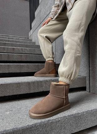 Угги угги коричневые натуральная замша ugg