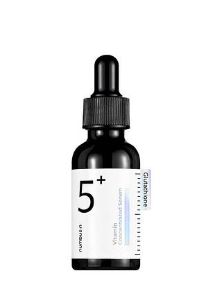 Витаминная сыворотка для лица numbuzin no.5 vitamin concentrated serum 30 мл