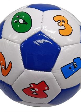 М'яч футбольний дитячий цифри 2029m розмір no 2 діаметр 14 см найкраща ціна на pokuponline