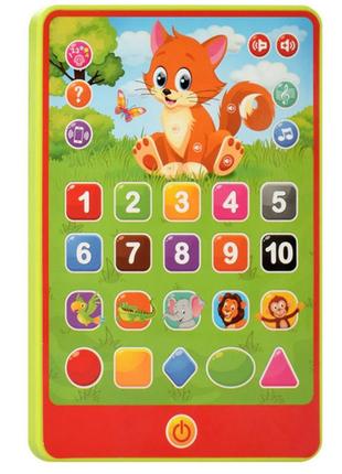 Детский интерактивный планшет sk 0016 на укр. языке зеленый , лучшая цена