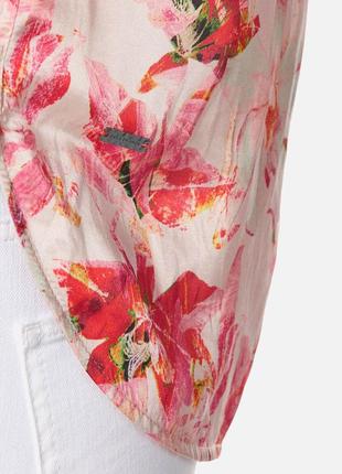 Блуза топ шелк+вискоза цветочный принт hugo boss оригинал2 фото