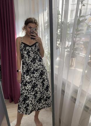 Ночная рубашка xl от marks & spencer ночная ножка длинная
