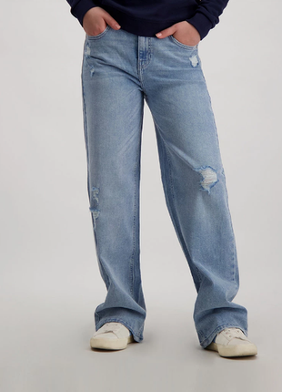 Широкі джинси girls cotton plain