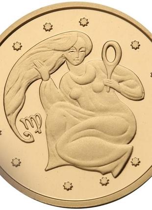 Монета діва дева золото нбу