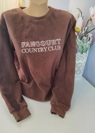 Брендова домашня флісова кофта розміру s