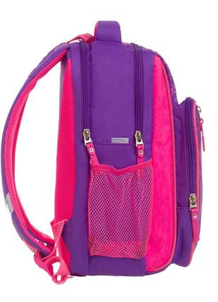 Рюкзак школьный ортопедический для 1 класса, рюкзак для девочек 1-3 классов фиолетовый 8662 фото