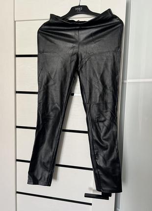 Штани лосини з екошкіри