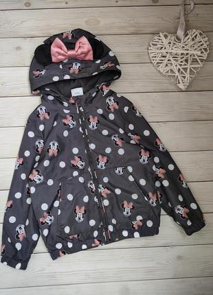 Вітровка на флісі, куртка minnie mouse