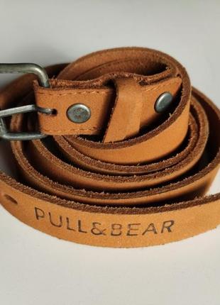 Ремень pull&bear кожа 2-115 см