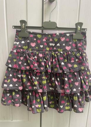 Спідниця шорти вільветова