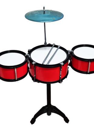 Детская игрушка барабанная установка 5588(red pokuponline