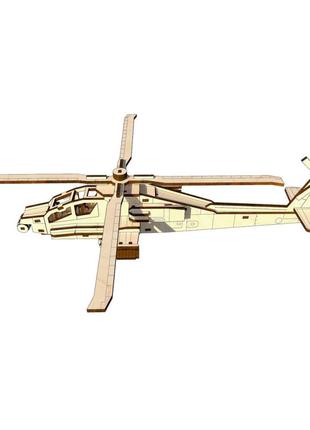 Деревянный конструктор вертолет opz-006 119 деталей pokuponline6 фото