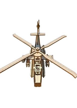 Деревянный конструктор вертолет opz-006 119 деталей pokuponline5 фото