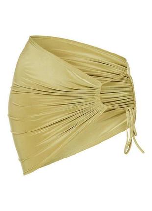 Сексі спідничка міні салатова розмір хл uk 18