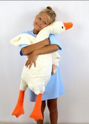 Іграшка 3в1 з пледом гусь обнімусь