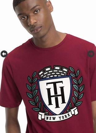 Футболка від tommy hilfiger t-shirt crest tee