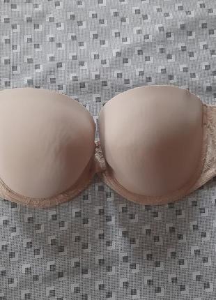 Бюстик балконет на косточках формованая чашка. marks spencer