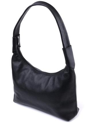Женская сумка на плечо из натуральной кожи флотар shvigel 22827 черная