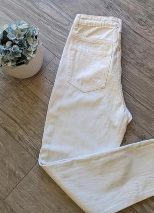 Білі котонові штани cropp