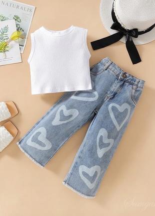 Топ + шорты для девочек